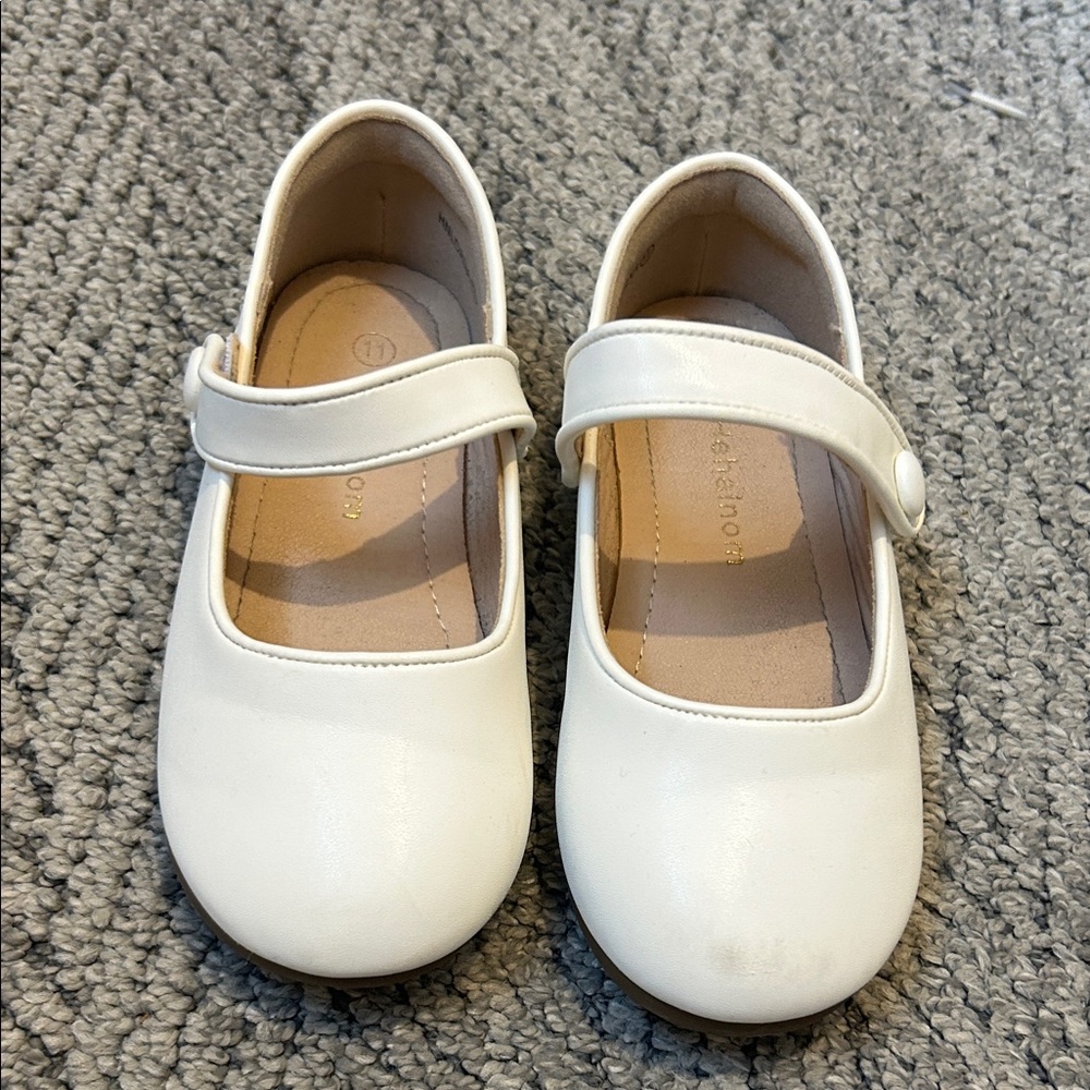 Worn once…Classic White Kids Shoes